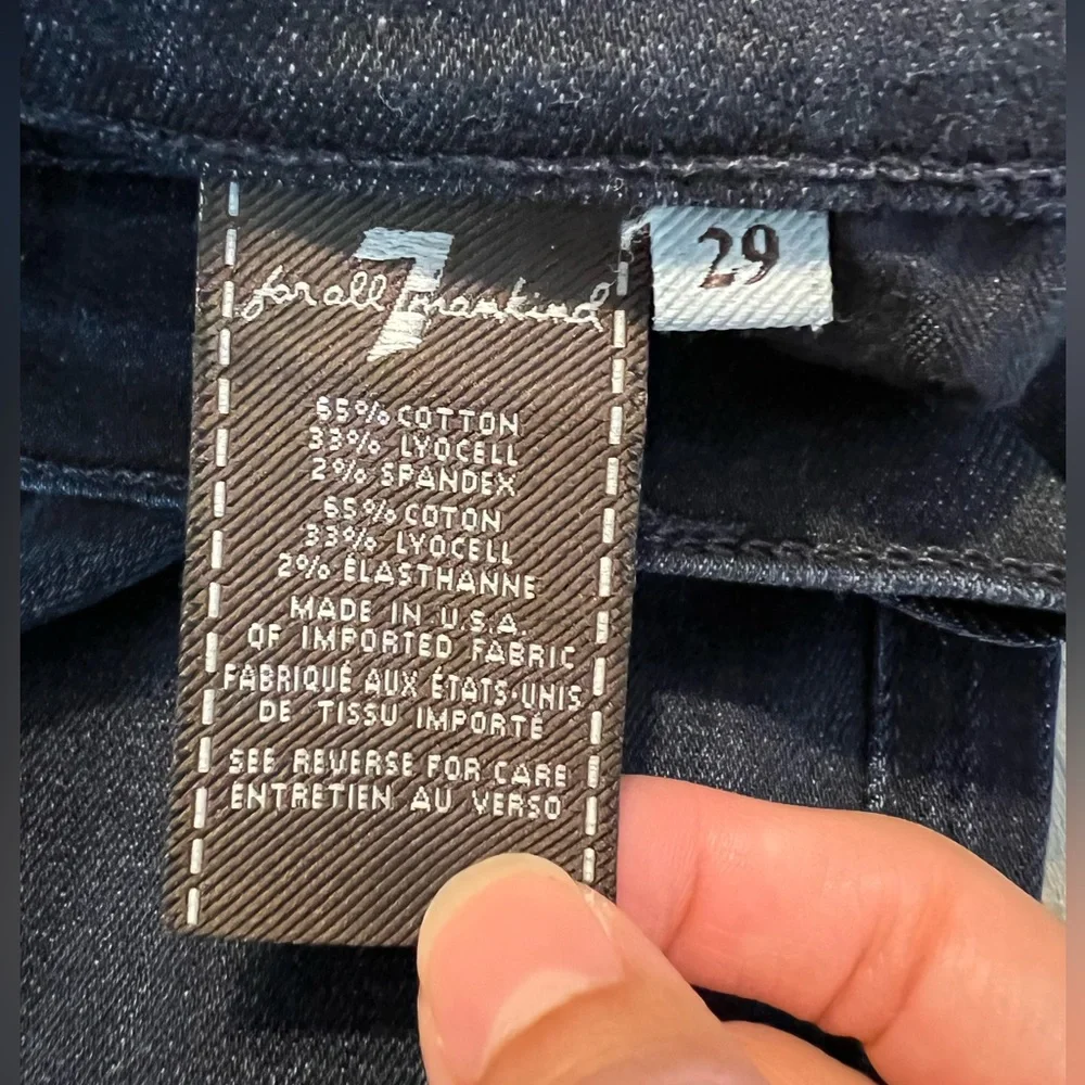 7 for All Mankind Kaytie Flare Jeans size 29 - Picture 11 of 12